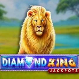 Diamond King Jackpots casino game by SpinPlay Games – featured logo at Bruce Bet Casino