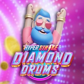 Hyper Strike Diamond Drums logo by Gameburger Studios Bruce Bet Casino