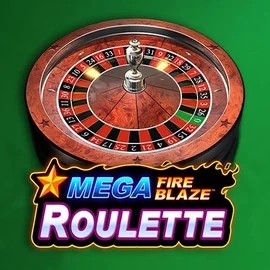 Mega Fire Blaze Roulette slot logo by Playtech at Bruce Bet Casino