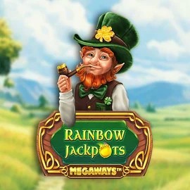 Rainbow Jackpots Megaways by Red Tiger Gaming, showcased at brucebett.org.pl – game logo