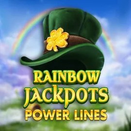 Rainbow Jackpots Power Lines game by Red Tiger Gaming – logo hosted on Bruce Bet Casino