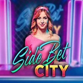 Side Bet City slot visual from Evolution available on brucebett.org.pl
