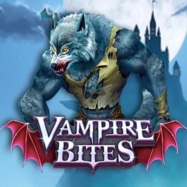Vampire Bites slot logo by Amusnet Interactive at Bruce Bet Casino